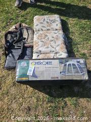 MaxSold Auction: Cherokee Camp Hexagonal Screen House with Cushions & Pet Carrier - Elizabethtown-Kitley (Ontario, Canada) PARTNER MANAGED Estate Sale Online Auction - Rocksprings Road