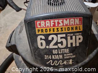 MaxSold Auction: Craftsman 6.25HP 60L Wet/Dry Shop Vacuum & Blower Combo - Elizabethtown-Kitley (Ontario, Canada) PARTNER MANAGED Estate Sale Online Auction - Rocksprings Road