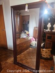 MaxSold Auction: Full-Length Vertical Wood Frame Mirror, Dark Brown - Elizabethtown-Kitley (Ontario, Canada) PARTNER MANAGED Estate Sale Online Auction - Rocksprings Road