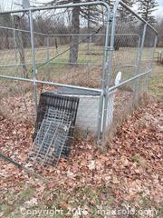 MaxSold Auction: Galvanized Steel Chain Link Kennel Panels with Gate - Elizabethtown-Kitley (Ontario, Canada) PARTNER MANAGED Estate Sale Online Auction - Rocksprings Road