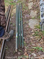 MaxSold Auction: Green Steel T?Post Fence Posts, 6 ft, Pre?Drilled (Qty 5) - Elizabethtown-Kitley (Ontario, Canada) PARTNER MANAGED Estate Sale Online Auction - Rocksprings Road