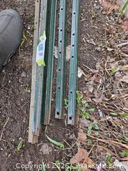 MaxSold Auction: Green Steel T?Post Fence Posts, 6 ft, Pre?Drilled (Qty 5) - Elizabethtown-Kitley (Ontario, Canada) PARTNER MANAGED Estate Sale Online Auction - Rocksprings Road