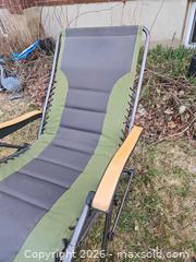 MaxSold Auction: Green Zero Gravity Lounge Chair with Adjustable Recline - Elizabethtown-Kitley (Ontario, Canada) PARTNER MANAGED Estate Sale Online Auction - Rocksprings Road