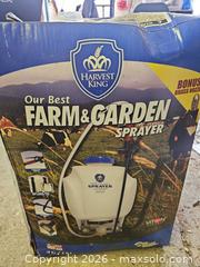MaxSold Auction: Harvest King 4 Gallon (15 L) Backpack Sprayer - Elizabethtown-Kitley (Ontario, Canada) PARTNER MANAGED Estate Sale Online Auction - Rocksprings Road