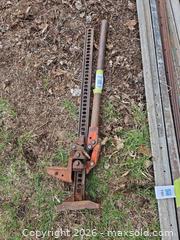 MaxSold Auction: Hi-Lift / Farm Jack Steel Unmarked 36in Red/Orange - Elizabethtown-Kitley (Ontario, Canada) PARTNER MANAGED Estate Sale Online Auction - Rocksprings Road
