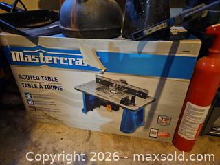 MaxSold Auction: Lot: Router Table (boxed), Mastercraft Toolboxes, Tools & Misc - Elizabethtown-Kitley (Ontario, Canada) PARTNER MANAGED Estate Sale Online Auction - Rocksprings Road