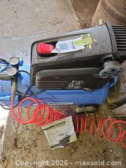 MaxSold Auction: Mastercraft Portable Air Compressor, 8 Gal, 1.5 HP, 135 PSI - Elizabethtown-Kitley (Ontario, Canada) PARTNER MANAGED Estate Sale Online Auction - Rocksprings Road
