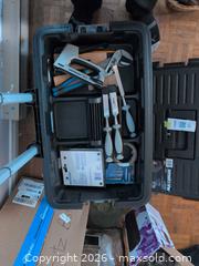 MaxSold Auction: Maximum Large Black Plastic Toolbox / Tool Chest - Elizabethtown-Kitley (Ontario, Canada) PARTNER MANAGED Estate Sale Online Auction - Rocksprings Road