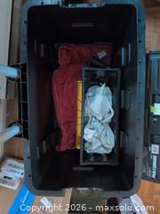MaxSold Auction: Maximum Large Black Plastic Toolbox / Tool Chest - Elizabethtown-Kitley (Ontario, Canada) PARTNER MANAGED Estate Sale Online Auction - Rocksprings Road