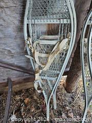 MaxSold Auction: Metal Frame Snowshoes, 2 Adult Pairs, Off-White - Elizabethtown-Kitley (Ontario, Canada) PARTNER MANAGED Estate Sale Online Auction - Rocksprings Road