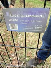 MaxSold Auction: MidWest Black Coated Metal Exercise Pen, 8 Panels - Elizabethtown-Kitley (Ontario, Canada) PARTNER MANAGED Estate Sale Online Auction - Rocksprings Road