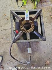 MaxSold Auction: Propane Single-Burner Outdoor Stove with Cast-Iron Burner for Maple Syrup - Elizabethtown-Kitley (Ontario, Canada) PARTNER MANAGED Estate Sale Online Auction - Rocksprings Road