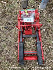 MaxSold Auction: Red 1500 lb Motorcycle Jack / Lift, 4.5–14.5 in Lift - Elizabethtown-Kitley (Ontario, Canada) PARTNER MANAGED Estate Sale Online Auction - Rocksprings Road