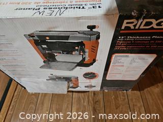 MaxSold Auction: RIDGID 13" Thickness Planer EM1305 / R4331 - Elizabethtown-Kitley (Ontario, Canada) PARTNER MANAGED Estate Sale Online Auction - Rocksprings Road