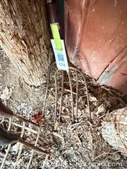 MaxSold Auction: Set of 2 Pitchforks / Garden Forks with Wood & Metal Handles - Elizabethtown-Kitley (Ontario, Canada) PARTNER MANAGED Estate Sale Online Auction - Rocksprings Road