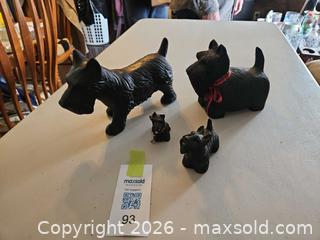 MaxSold Auction: Set of 4 Scottish Terrier Figurines, Cast Iron & Resin - Elizabethtown-Kitley (Ontario, Canada) PARTNER MANAGED Estate Sale Online Auction - Rocksprings Road