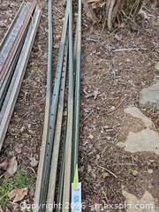 MaxSold Auction: Steel Metal Fence Posts (T-posts / U-posts), 8 ft, Qty 5 - Elizabethtown-Kitley (Ontario, Canada) PARTNER MANAGED Estate Sale Online Auction - Rocksprings Road