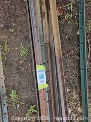 MaxSold Auction: Steel T-Post Fence Posts, 7 ft, Green Coating, Qty 7 - Elizabethtown-Kitley (Ontario, Canada) PARTNER MANAGED Estate Sale Online Auction - Rocksprings Road