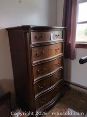 MaxSold Auction: Traditional Solid Wood 5-Drawer Dresser, Brown - Elizabethtown-Kitley (Ontario, Canada) PARTNER MANAGED Estate Sale Online Auction - Rocksprings Road