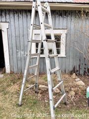 MaxSold Auction: Vulcan Aluminum Articulated Multi-Position Ladder, 12 ft - Elizabethtown-Kitley (Ontario, Canada) PARTNER MANAGED Estate Sale Online Auction - Rocksprings Road
