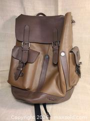 MaxSold Auction: Coach Leather Backpack Brown/Tan - Toronto (Ontario, Canada) SELLER MANAGED Downsizing Online Auction - Rutland Street