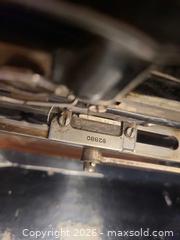 MaxSold Auction: Singer Treadle Sewing Machine, c.1910, Black with Gold Decals - Toronto (Ontario, Canada) SELLER MANAGED Downsizing Online Auction - Rutland Street