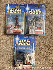 MaxSold Auction: Hasbro Star Wars Episode II Action Figure Lot - Zam Wesell, C-3PO, Anakin - Ogden (New York, USA) SELLER MANAGED Downsizing Online Auction - Village Hill Drive