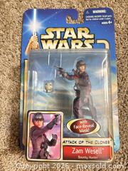 MaxSold Auction: Hasbro Star Wars Episode II Action Figure Lot - Zam Wesell, C-3PO, Anakin - Ogden (New York, USA) SELLER MANAGED Downsizing Online Auction - Village Hill Drive