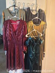 MaxSold Auction: Lot of 5 Women's Cocktail & Evening Dresses, Mixed Sizes New - Ogden (New York, USA) SELLER MANAGED Downsizing Online Auction - Village Hill Drive