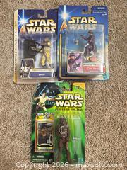 MaxSold Auction: Star Wars Hasbro Action Figure Lot Bossk Zam Wesell Chewbacca - Ogden (New York, USA) SELLER MANAGED Downsizing Online Auction - Village Hill Drive