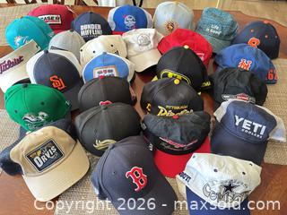 MaxSold Auction: Vintage Modern Assorted Adjustable Trucker Baseball Caps 20+ Mixed Brands - Ogden (New York, USA) SELLER MANAGED Downsizing Online Auction - Village Hill Drive