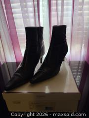 MaxSold Auction: Two Pairs Women's Ankle Heeled Boots Size 9 Coach & Skechers - Marysville (Washington, USA) SELLER MANAGED Downsizing Online Auction - 43rd Avenue Northeast