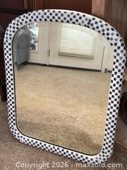 MaxSold Auction: Vintage Checkerboard Wood Wall Mirror, Medium - Ogden (New York, USA) SELLER MANAGED Downsizing Online Auction - Village Hill Drive