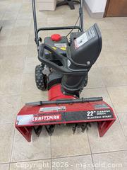 MaxSold Auction: Craftsman 22-inch Two-Stage Snow Blower - East Brunswick (New Jersey, USA) SELLER MANAGED Reseller Online Auction - Tices Lane