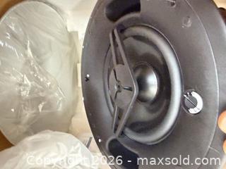 MaxSold Auction: Crestron Saros In-Ceiling Speakers (Pair) - East Brunswick (New Jersey, USA) SELLER MANAGED Reseller Online Auction - Tices Lane
