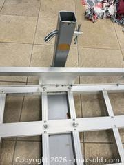 MaxSold Auction: Hitch-Mounted Cargo Carrier, 40 x 20 in, Aluminum & Steel - East Brunswick (New Jersey, USA) SELLER MANAGED Reseller Online Auction - Tices Lane