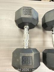 MaxSold Auction: Ignite (SPRI) 35 lb Rubber Coated Dumbbell Pair - East Brunswick (New Jersey, USA) SELLER MANAGED Reseller Online Auction - Tices Lane