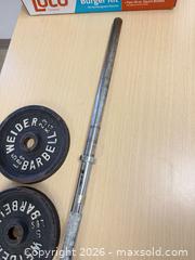 MaxSold Auction: Weider Standard Barbell Set with 2x10 lb & 2x5 lb Plates - East Brunswick (New Jersey, USA) SELLER MANAGED Reseller Online Auction - Tices Lane