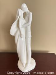 MaxSold Auction: Large White Porcelain/Ceramic Wedding Figurine (Stamped) - Kitchener (Ontario, Canada) SELLER MANAGED Downsizing Online Auction - Templeton Drive