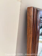 MaxSold Auction: Traditional Full-Length Wood Frame Wall Mirror, Mahogany Finish - Kitchener (Ontario, Canada) SELLER MANAGED Downsizing Online Auction - Templeton Drive