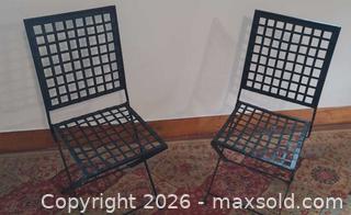 MaxSold Auction: Wrought Iron folding metal chairs - Greater Napanee (Ontario, Canada) SELLER MANAGED Downsizing Online Auction - County Road 22