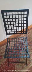 MaxSold Auction: Wrought Iron folding metal chairs - Greater Napanee (Ontario, Canada) SELLER MANAGED Downsizing Online Auction - County Road 22