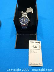 MaxSold Auction: Bulova Marine Star Stainless Steel Blue Dial Chronograph - East Vincent Township (Pennsylvania, USA) Downsizing Online Auction - Sheeder Road