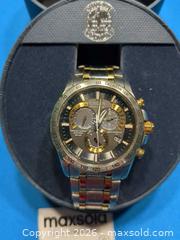 MaxSold Auction: Citizen Eco-Drive Chronograph Radio Controlled Two-Tone Watch - East Vincent Township (Pennsylvania, USA) Downsizing Online Auction - Sheeder Road