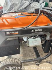 MaxSold Auction: Generac XT8000E Portable Generator C - East Vincent Township (Pennsylvania, USA) Downsizing Online Auction - Sheeder Road