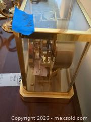 MaxSold Auction: LeCoultre Atmos Perpetual Motion Mantel Clock, Brass & Glass B - East Vincent Township (Pennsylvania, USA) Downsizing Online Auction - Sheeder Road