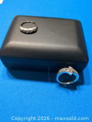 MaxSold Auction: Pair Vintage 10K White & Yellow Gold Marcasite Rings Size 6 - East Vincent Township (Pennsylvania, USA) Downsizing Online Auction - Sheeder Road