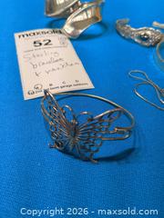 MaxSold Auction: Sterling Silver Butterfly & Floral Jewelry (Bracelet, Bangle, Cuff, Necklace) - East Vincent Township (Pennsylvania, USA) Downsizing Online Auction - Sheeder Road