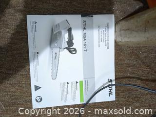 MaxSold Auction: Stihl MSA 161 T Cordless Chainsaw A - East Vincent Township (Pennsylvania, USA) Downsizing Online Auction - Sheeder Road