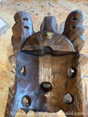 MaxSold Auction: Carved wooden mask - Port Ludlow (Washington, USA) SELLER MANAGED Downsizing Online Auction - Pioneer Drive